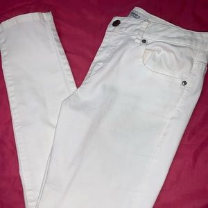 White Forever 21 Skinny Jeans